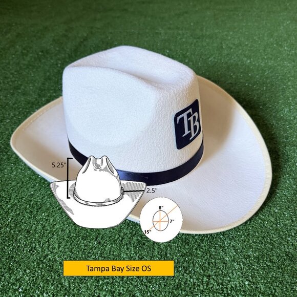 Tampa Bay Rays Country Day Limited Edition Cowboy Hat Giveaway vs Orioles 2024 - Picture 2 of 10